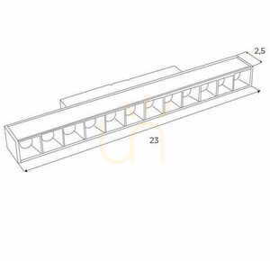 Track Light Max Light MAX M0026Z White Magnetic Linear Zigbee 10W 2700-5000K small 2