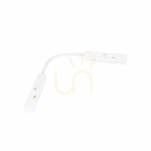 Check Track Light Power Connector Max Light MAX MA0020 White Magnetic Angle Bracket
