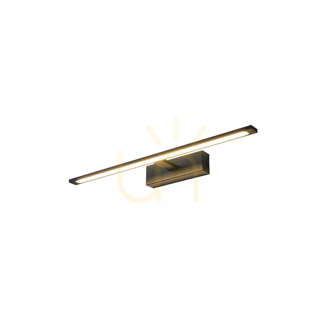 Elgidia wall lamp 1xLED IP 44 black WL0122-M-BK