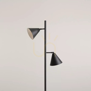 Aldex FORM 2 FLOOR Black Metal Floor Lamp 2x E27 1108A1_2 small 1