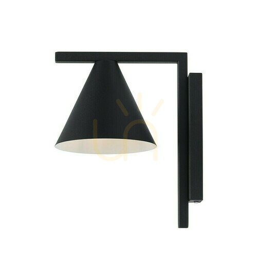 Check Wall Lamp Aldex Form Black Metal 16 cm 1108C1