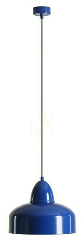 Check Aldex Como Cobalt Metal Pendant Light 30 cm 946G25