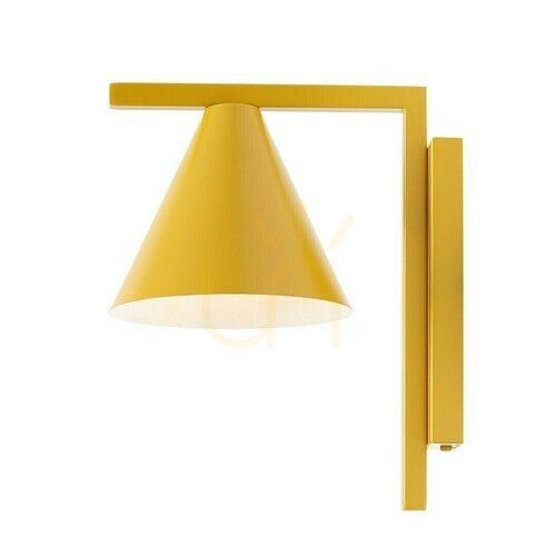 Check Wall Lamp Aldex Form Mustard Metal 1108C14