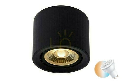 Check Lucide FEDLER LED Downlight Black Aluminum 12W 12 cm CCT 09921/12/30