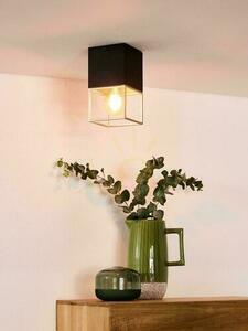 Lucide RIXT flush ceiling light black/matt gold E27 21120/01/30 small 2