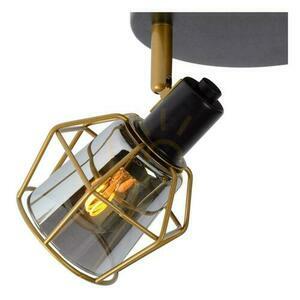 Lucide Nila black metal spot 2-light E14 77977/12/30 small 3