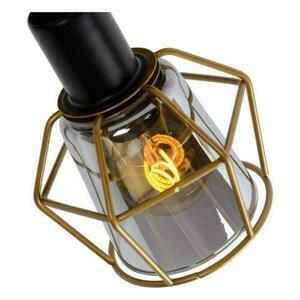 Lucide Nila black metal spot 2-light E14 77977/12/30 small 4