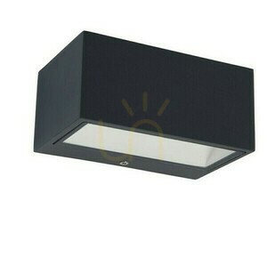 Outdoor Wall Lamp Lutec GEMINI Anthracite LED 10W 5189113118 small 0