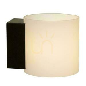 Lucide Jelte Black Glass Bathroom Wall Light IP44 G9 04203/01/30 small 5