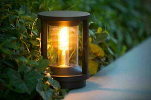 Outdoor Post Light Lucide Cadix Black Aluminum IP65 E27 22 cm 15804/22/30 small 2