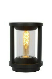 Outdoor Post Light Lucide Cadix Black Aluminum IP65 E27 22 cm 15804/22/30 small 0