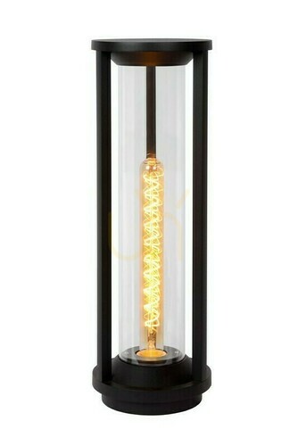Check Lucide CADIX Outdoor Post Light Black 50 cm E27 IP65 15804/50/30