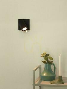 Lucide GRONY Black Wall and Ceiling Spotlight with Gold Accent LED GU10 5 W 10 cm 17998/05/30 small 2