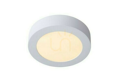 Check Lucide BRICE-LED witte LED plafondlamp 18 cm 28116/18/31