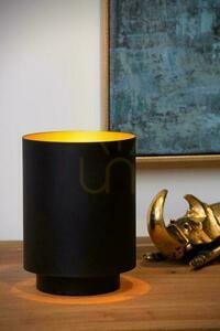 Lucide SUZY Black Gold Metal Table Lamp 45588/01/30 small 3