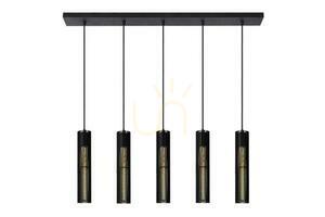 Lucide Lionel Black 5-Light Metal Pendant Lamp 73406/05/30 small 1