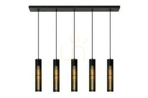Lucide Lionel Black 5-Light Metal Pendant Lamp 73406/05/30 small 0