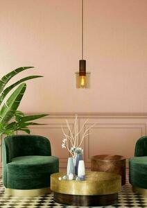 Lucide Toledo Copper Pendant Light 20 cm Retro Glass E27 74405/01/62 small 5