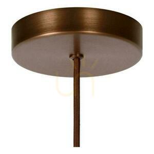 Lucide Toledo Copper Pendant Light 20 cm Retro Glass E27 74405/01/62 small 6