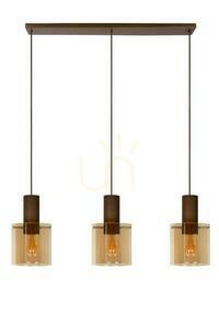 Lucide Toledo Copper 3-Light Pendant Lamp 74405/03/62 small 1