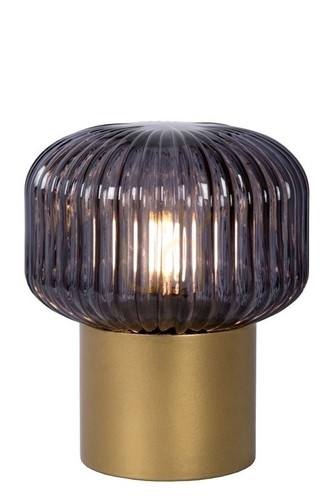 Check Lucide JANY Gold Glass Table Lamp 78595/01/02