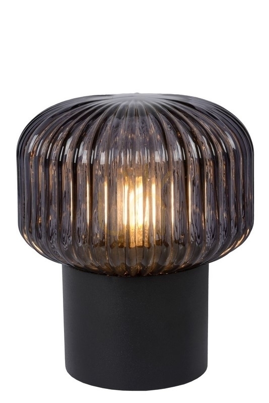 Lucide Jany Table Lamp Black Glass E14 16 cm 78595/01/30