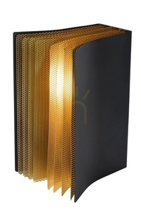 Lucide Extravaganza Livret Black Gold Retro Table Lamp 78596/01/30 small 0