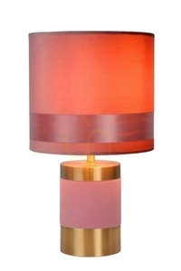 Lucide Extravaganza Frizzle Pink Gold Retro Table Lamp 10500/81/66 small 0