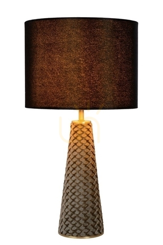 Check Lucide EXTRAVAGANZA Velvet Black Metal Table Lamp 10501/81/30