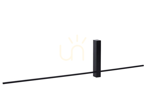 Check Lucide SEGIN LED Wall Light Black Aluminum 90 cm 12200/90/30