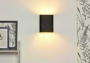 Lucide OVALIS Black Gold Metal Wall Light 2x E14 12222/02/30 small 2