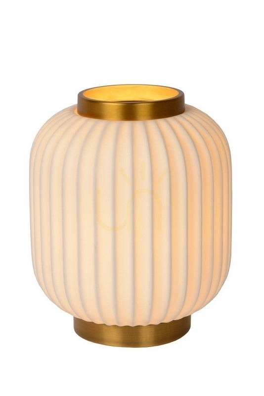 Lucide GOSSE Table Lamp White Porcelain Japandi 13535/24/31