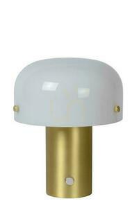 Lucide Timon Gold Glass Retro Table Lamp E14 18 cm 05538/01/02 small 1