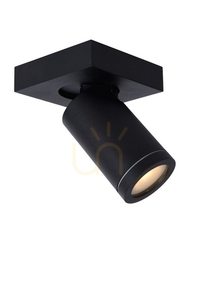 Lucide TAYLOR zwart LED plafondlamp IP44 GU10 09930/05/30 small 5