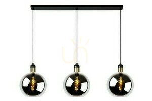Lucide Julius Black 3-Light Pendant Lamp 34438/03/65 small 0