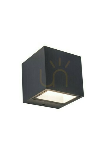 Check Outdoor Wall Lamp Lutec GEMINI LED 9W Anthracite Aluminum 5189114118