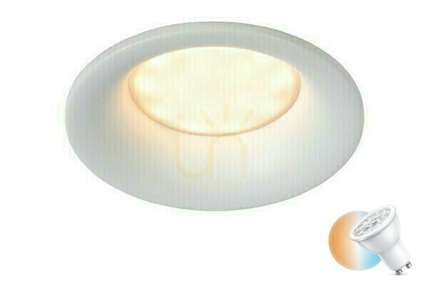 Lucide ZIVA Plafondlamp Wit GU10 IP44 8,5 cm 09923/01/31