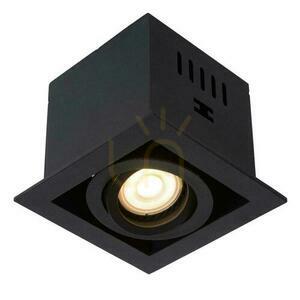 Lucide Chimney Ceiling Light Black Aluminum GU10 LED 10.6 cm 09926/01/30 small 3