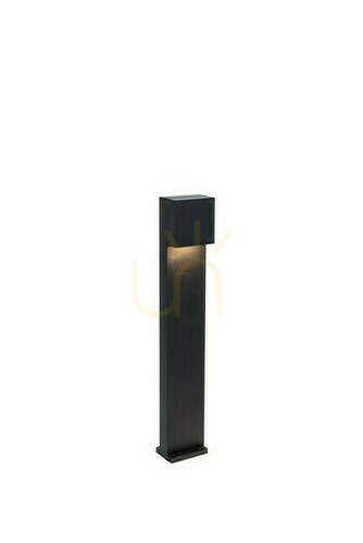 Check Outdoor Post Light Lutec Gemini XF Black LED 65 cm Aluminum 7104002012