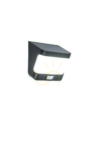 Outdoor Wall Lamp Lutec TRY Black LED 8W Motion Sensor 6939101330