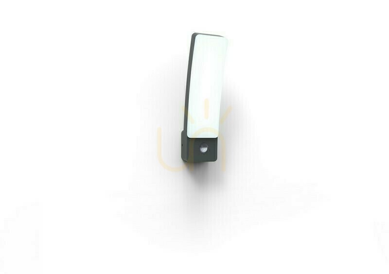 Outdoor Wall Lamp Lutec KIRA Motion Sensor LED 18W Anthracite 5288903118