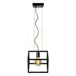 Lucide FABIAN Black Vintage Metal Pendant Light 00425/01/30 small 5