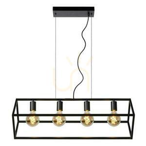 Lucide Fabian 4-Light Black Metal Pendant Light 00425/04/30 small 7