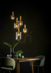 Lucide JOANET 5-Light Gold Glass Pendant Light 45494/15/65 small 2