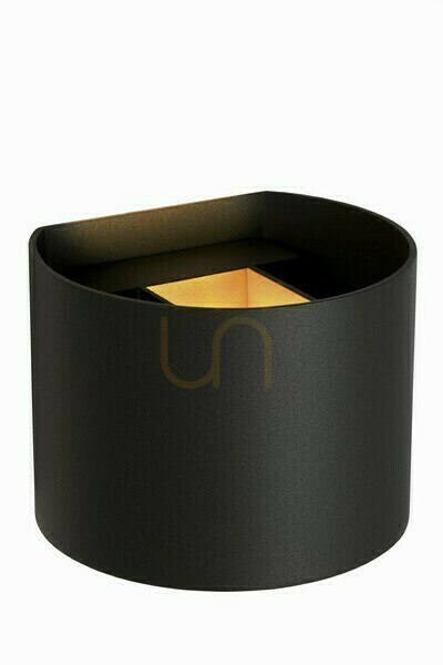 Lucide AXI Black LED Bathroom Wall Light 69201/06/30