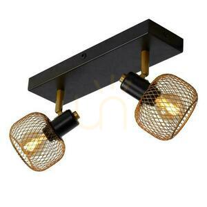 Lucide MAREN Spotlights 2-Light Gold Metal Vintage E14 77978/02/02 small 5