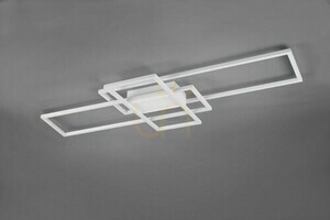 Trio IRVINE LED ceiling light 620010431, matt white, 60 W, 105 cm, with remote control small 3