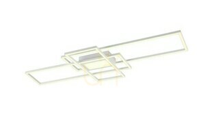 Trio IRVINE LED ceiling light 620010431, matt white, 60 W, 105 cm, with remote control small 0