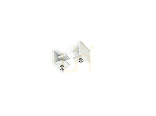 Check TRIO DUOline 703031 track end caps, matt white, 2 pieces