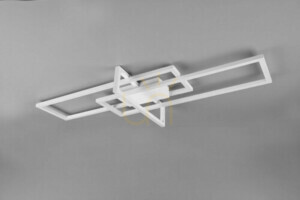 Trio SALINAS 620310331 matt white LED ceiling light, 34 W, 4000 K small 1